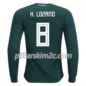 Koszulka Meksyk H.Lozano 8 Główna Mistrzostwa Świata 2018 - Koszulki Piłkarskie(L/S)